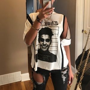 🧡 SOLD 🧡 Justin Bieber zipper shirt